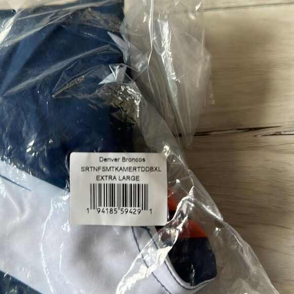 Team Apparel Denver Broncos Americana Swimming Trunks XL NWT IN PACKAGING - Picture 5 of 6